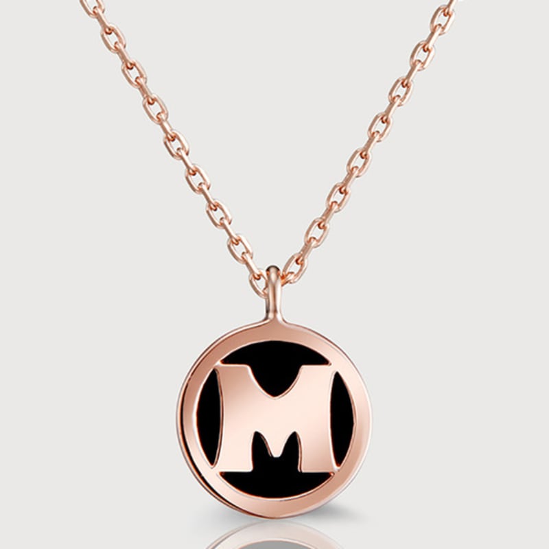 METROCITY JEWELRY Tuberare Rose Silver Necklace A201SN9107RPZ