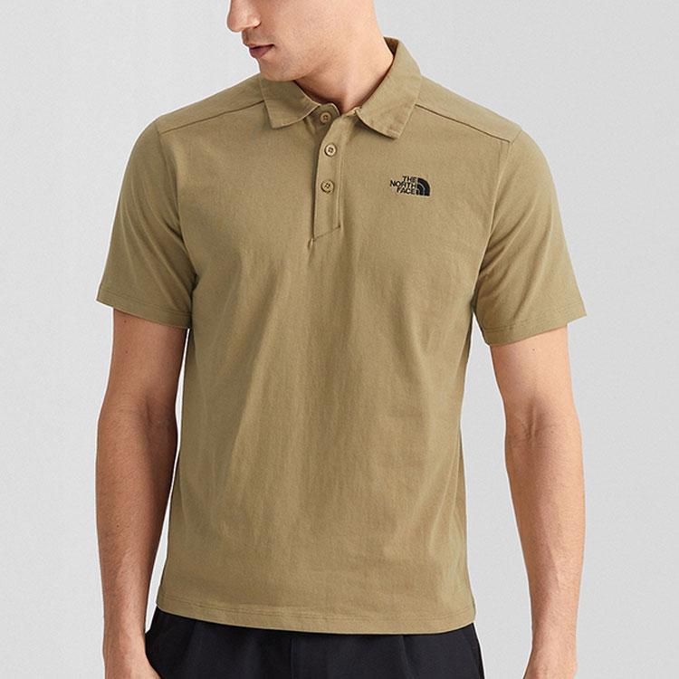 The North Face Polo Shirt Men's Khaki NF0A5B46-PLX