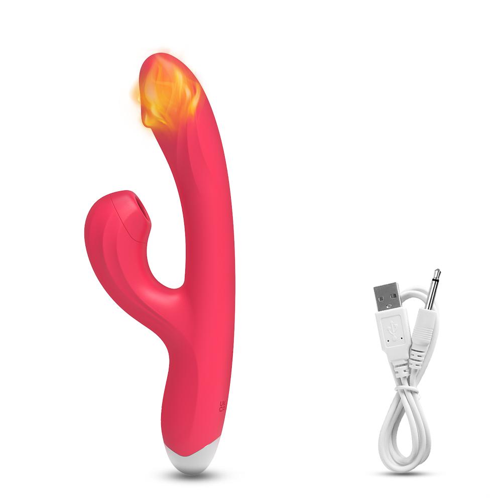 Kvinners G-punkt Vibrator Klitoris Sugekopp Kraftig Klitoris Vakuum Stimulator Silikon Vibrerende Kvinnelig Onani Sexleketøy Par