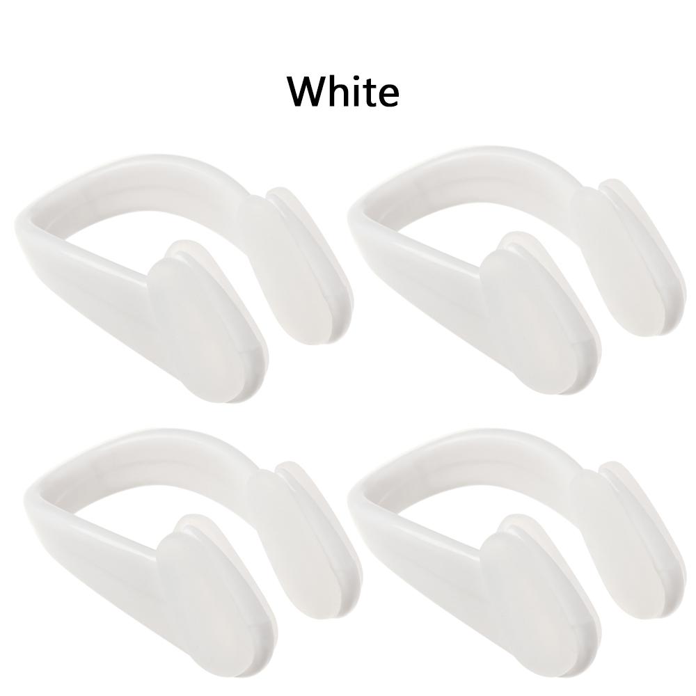4PCS Small Size 6 Colors Silicone Soft Swimming Nose Clip Swim Earplug Pool Waterproof Earplug Suit Accessories For Adult Kids