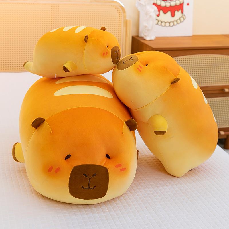 New Baker Capybara Bread Capybara Cute Kapibala Plush Toys for Girls Birthday Gift Grab Doll
