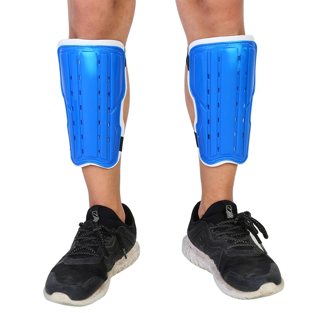 1Pair Soccer Football Breathable Leg Shin  ive Guards Pad Board for Adults (Black)