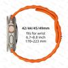 Outdoor Sports Bands for Apple Watch strap Ultra2 49mm 42mm 38/40mm 41mm 44mm 45mm Silicone bracelet iWatch series 9 8 7 6 5 4 3 3