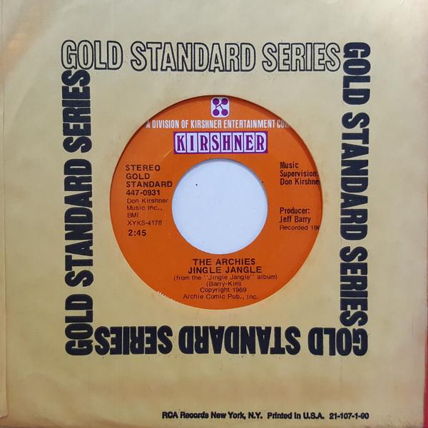7-дюймовая пластинка ARCHIES Jingle Jangle BangShangALang 4470931 Kirshner US Rock Б/у