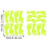 Self-Adhesive 2D Flat Footprint Sticker Waterproof Floor Wall Stickers  Bedroom