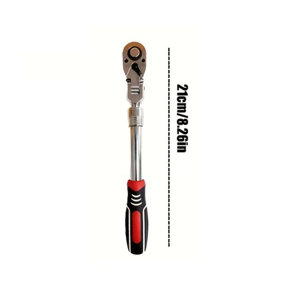 72 Teeth Swivel Head Ratcheting Wrench With Telescoping Handle Quick Release High Sales Manual Tool Accessories