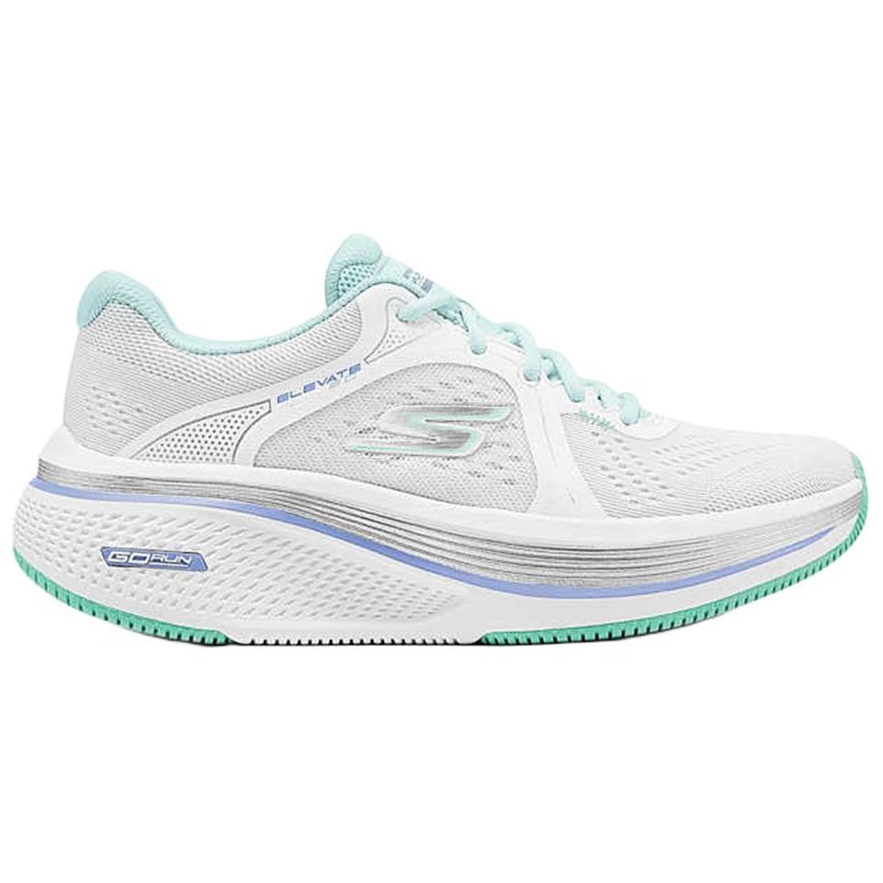 Skechers Sgo Series Lightweight Supportive Balance Running Shoes Women Sneaker White 129005-WMNT