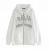 2022 Best-selling Personalized Letter NEW YEAR Printed Cardigan, Zip-up Sweatshirt, Street Trend American Hoodie