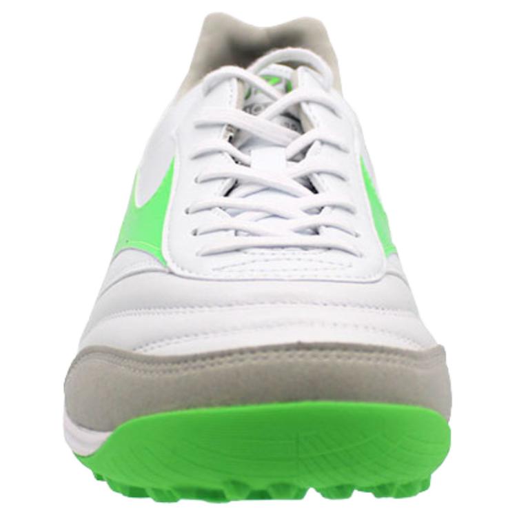 Mizuno Morelia Sala Leather Versatile Comfortable Shock Absorbing Durable Low Top Training Shoes Unisex Sneakers White Green Q1GB251237