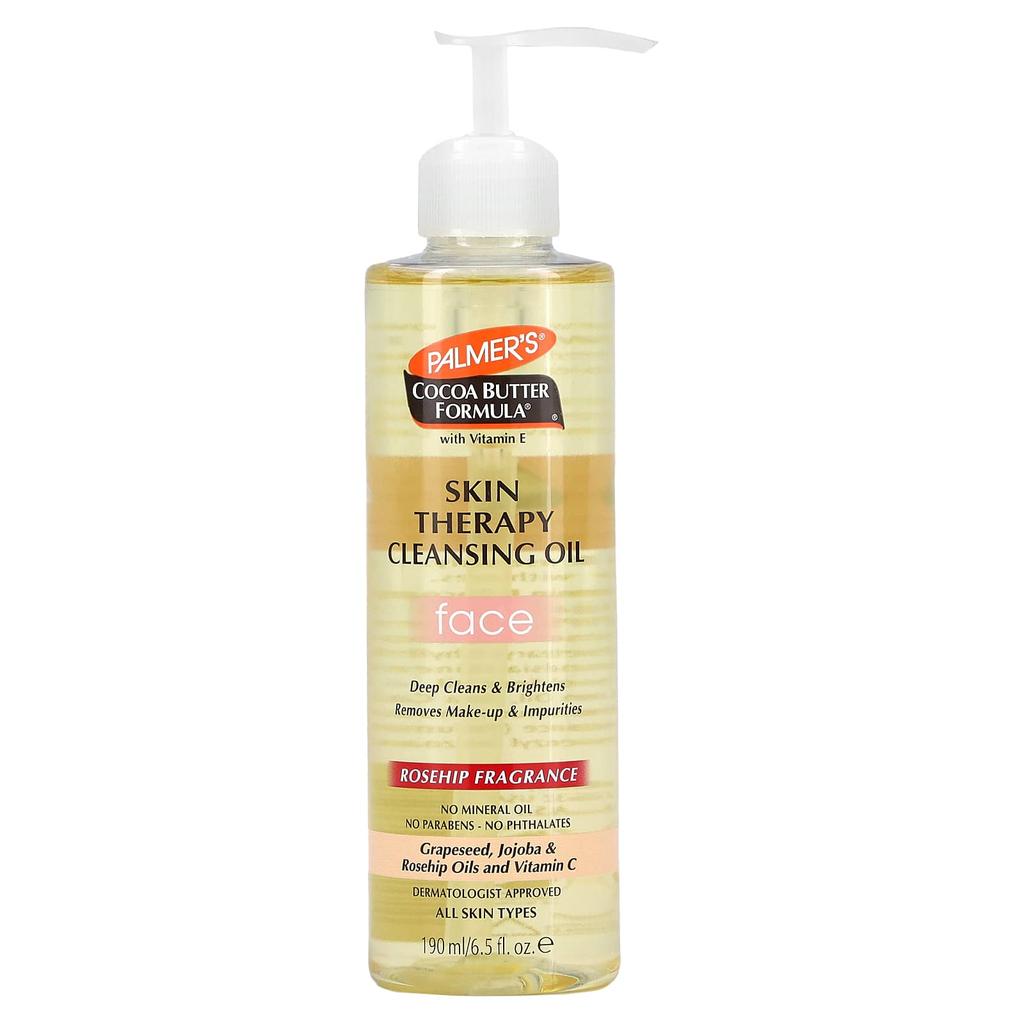 Palmer'S, Cocoa Butter Formula® with Vitamin E, Skin Therapy Cleansing Oil, Face, with Rosehips, 190 Ml (6.5 Fl Oz)