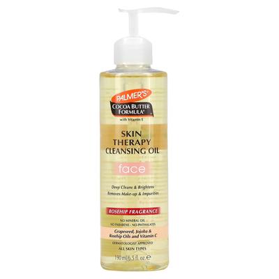 Cocoa Butter Formula® with Vitamin E, Skin Therapy Cleansing Oil, Face, with Rosehips, 190 Ml (6.5 Fl Oz)