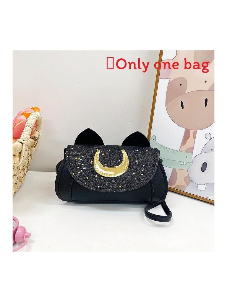 Single Ears Cat Shoulder Crossbody Bag Kids School And Daily Use Cute Accessory