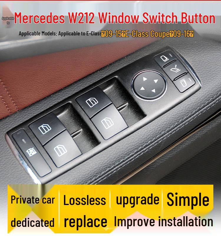 Mercedes-Benz E-Class W212 Window Switch & Lock Button Assembly for E200, E260, E300L