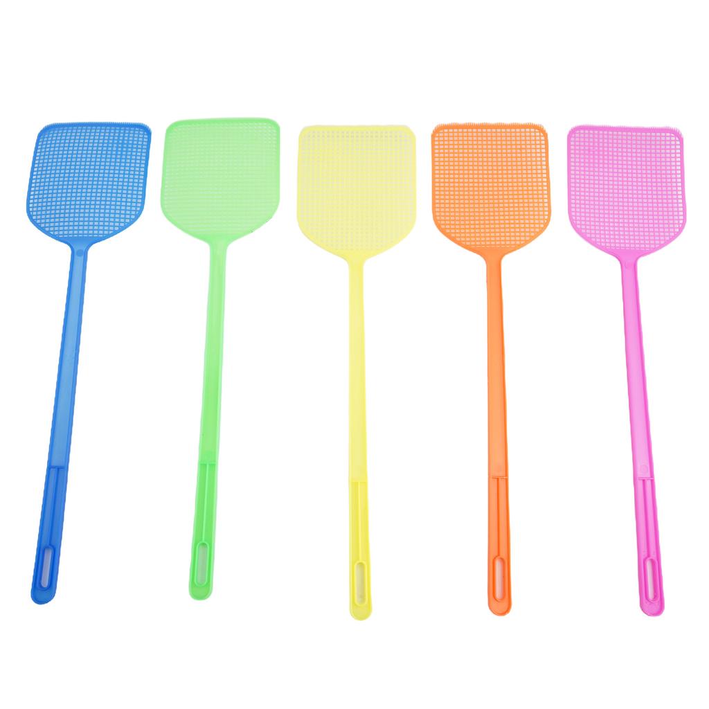 Flies Pat Fly Swatters Pest Control Solid Color Fly Swatter Home Fly Swatter Long Handle Manual Practical Restaurant