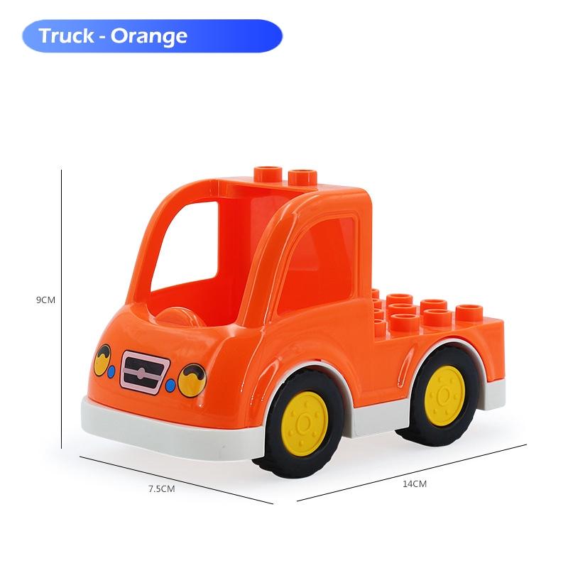 Duplo Children's DIY large size building blocks accessories car bricks compatible with Dupols parts truck aircraft toys