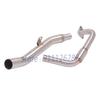 For VOGE 300RR LX300 2020 2021 2022 Motorcycle Exhaust Escape System Modified Muffler 51mm Front Middle Link Pipe With Catalyst
