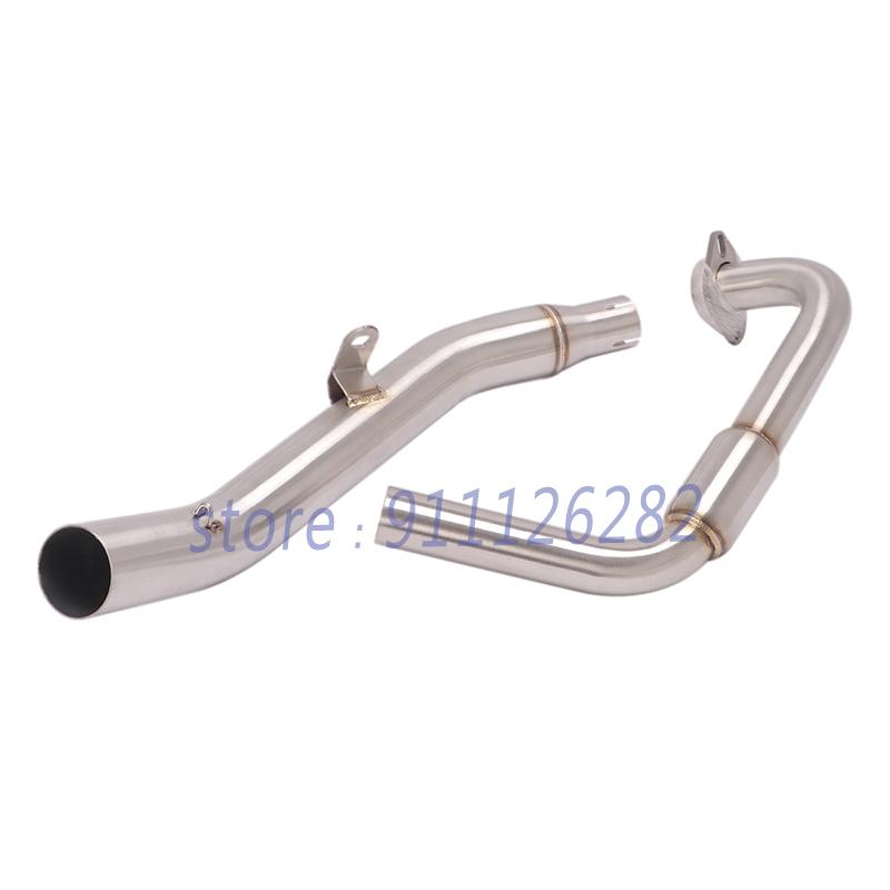 For VOGE 300RR LX300 2020 2021 2022 Motorcycle Exhaust Escape System Modified Muffler 51mm Front Middle Link Pipe With Catalyst