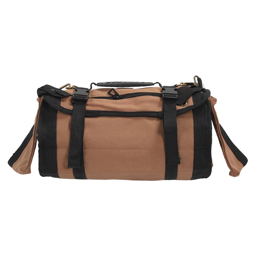 Small Tool Bag 7 Individual Pockets Comfortable Handheld Roll Up Tool Bag Organizer Tool Pouches