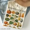 Pumpkin Shirt Comfort Colors, Botanical Squash Shirt, Vintage Fall Shirt, Farmers Market Shirt, Autumn Harvest Tee, Cottagecore Garden Shirt