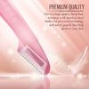 Precision Eyebrow Razor Trimmer: Disposable Facial Hair Shaper Remover 3 CountTool for Gentle Hair Removal, Brow Shaping, and Smooth Skin.
