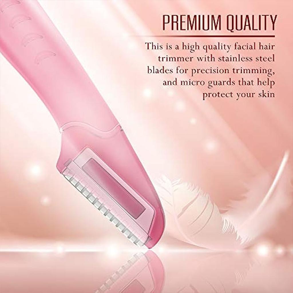 Precision Eyebrow Razor Trimmer: Disposable Facial Hair Shaper Remover 3 CountTool for Gentle Hair Removal, Brow Shaping, and Smooth Skin.