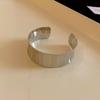 Minimalist Double-Layer Hollow Armlet: European & American Style, Exaggerated & Fashionable High-End Bracelet