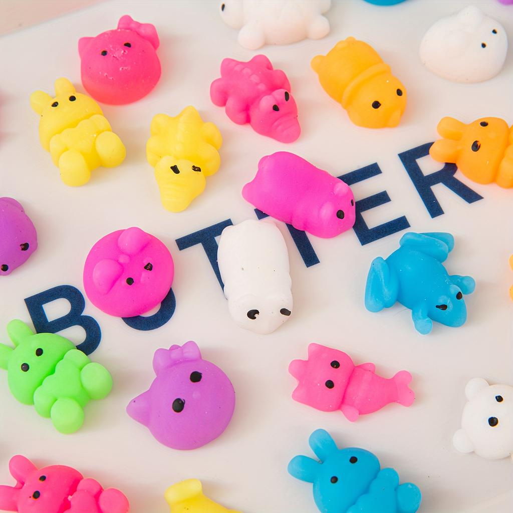 5pcs Cute Soft Squishy Dumpling Toy, Mixed Color Stress Reliever, Perfect Party Favor Classroom Prize Halloween Christmas Gift