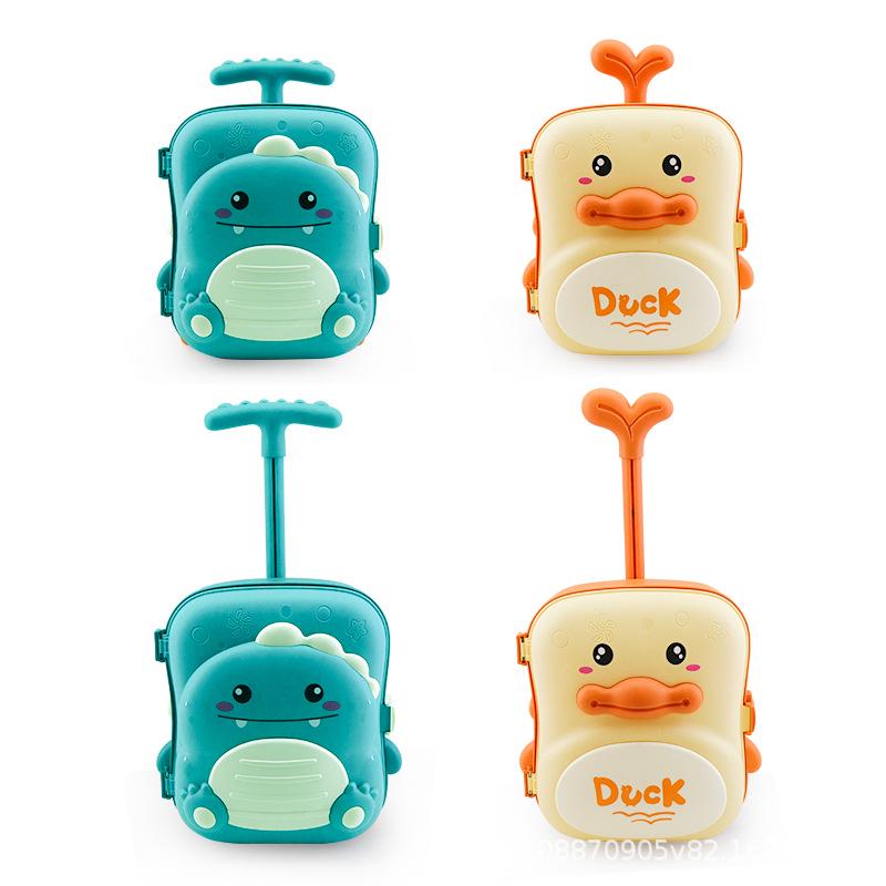 Dinosaur Beach & Bath Toy Set with Trolley Case