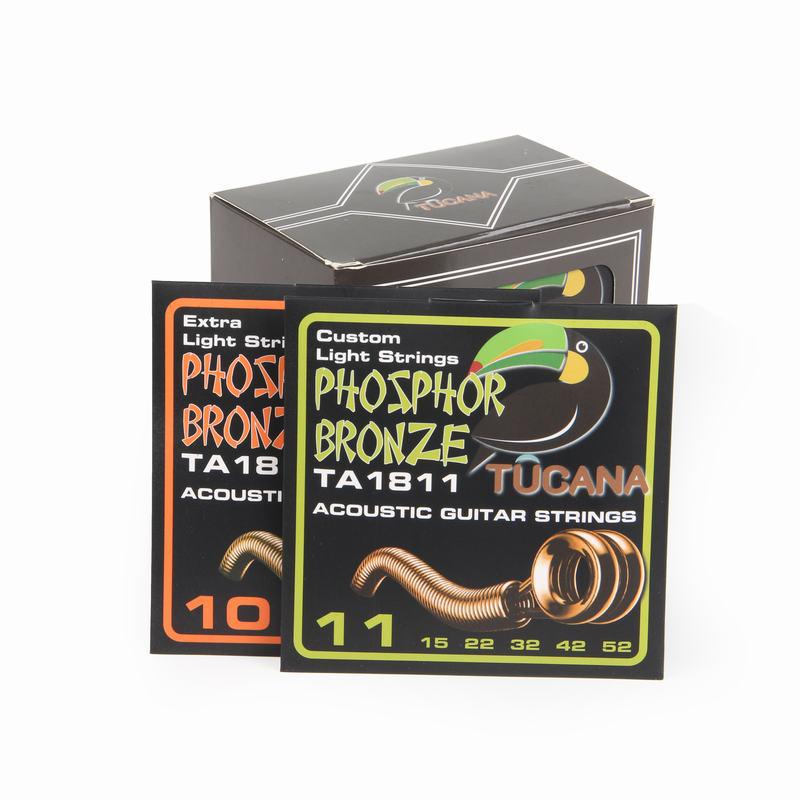 TUCANA Premium Phosphor Bronze Anti-rust Light-coated Folk Acoustic Guitar Strings