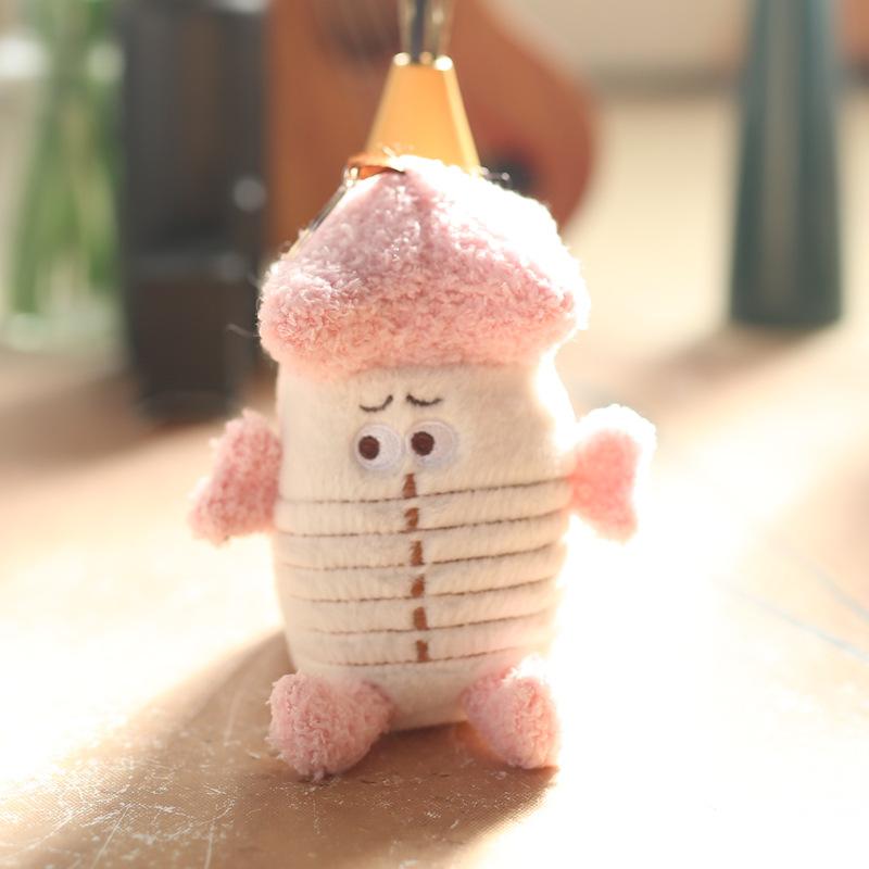 Cute Cute Plush Tower Small Pendant Plush Toy Doll Cartoon Bag Hanging Ornament Keychain Doll Doll
