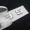 FUP1  ABS Chrome For Mercedes A 35 45 AMG W177 W176 A35 A45 A45S TURBO 4MATIC Car Trunk Letters Emblem Badge Logo Stickers Accessories