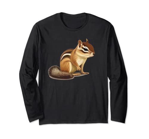 Funny Chipmunk Roden Long Sleeve T-Shirt
