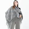 Thick Warm Tassel Square Scarf Shawl European Style Autumn Winter Fashion