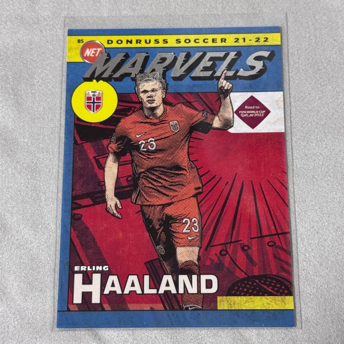Used 2021-22 Panini Donruss Soccer Erling Haaland Net Marvels Norway National Team