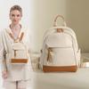 Women's Versatile Backpack  New Lightweight Commuting  Large Capacity  Fashionable Small Backpack  Canvas  Student Schoolbag