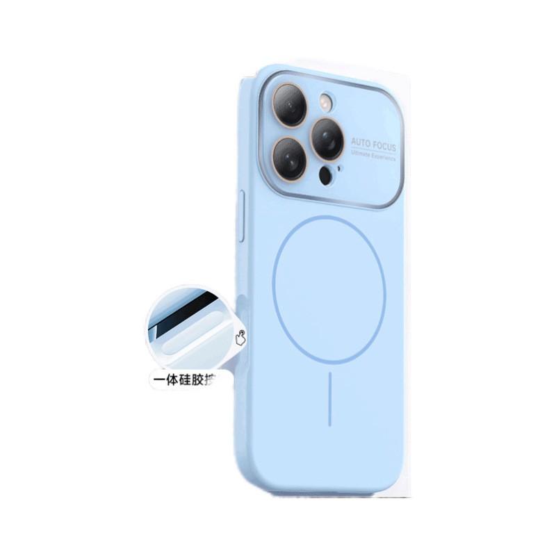Liquid Silicone Phone Case With MagSafe IPhone 17 16 15 14 13 Series Full Coverage Large Window Slim Design