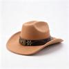 Cowboy Hat Men's and Women's Niche Exquisite Multi-element Hat New Western Cowboy Hat Fashion Wear Clothing Accessories