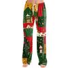 Women's Christmas Print Pants Casual Pants No Pockets
