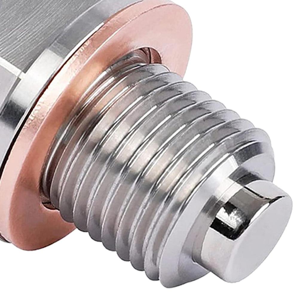 Neodymium Magnet Oil Drain Plug Wear Resistant Sump Nut Screw Anti Leak Accessory for M14X1.5 Automotive Use