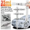 35ml Water Foam Pot with 1/4 Inch Quick Connector Car Wash Foam Sprayer Adjustable Foam Spray Pot for Cleaning Cars SUVs