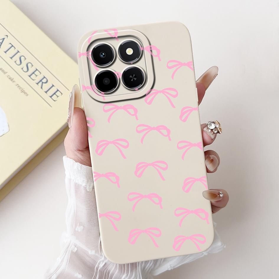 6.61" For Honor X6c 2025 Case Cute Panda Rabbit Soft Liquid Silicone Shockproof TPU Back Cover For HonroX6c Play 9C NIC-LX1 Para