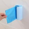 5Pcs Removable Wall-Mounted Container Nail-Free Garbage Bag Holder Storage Box  Kitchen Storage