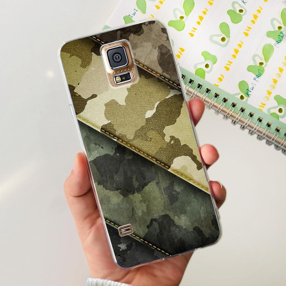 For Samsung Galaxy S5 Case SM-G900F G900I G900M Stylish Painted Cover Soft Silicone Phone Case For Samsung S5 S 5 GalaxyS5 Shell