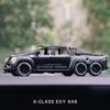 1/28 Benzs X-CLASS EXY 6X6 Pickup Simulation Alloy Car Modle Metal Toy Car Sound Light Pull Back Model Toys For Boys Light Toys