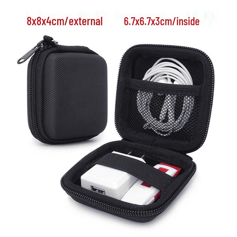 In-Stock EVA Hard Shell Laptop Power Bank & Earphone Case with USB Drive Storage