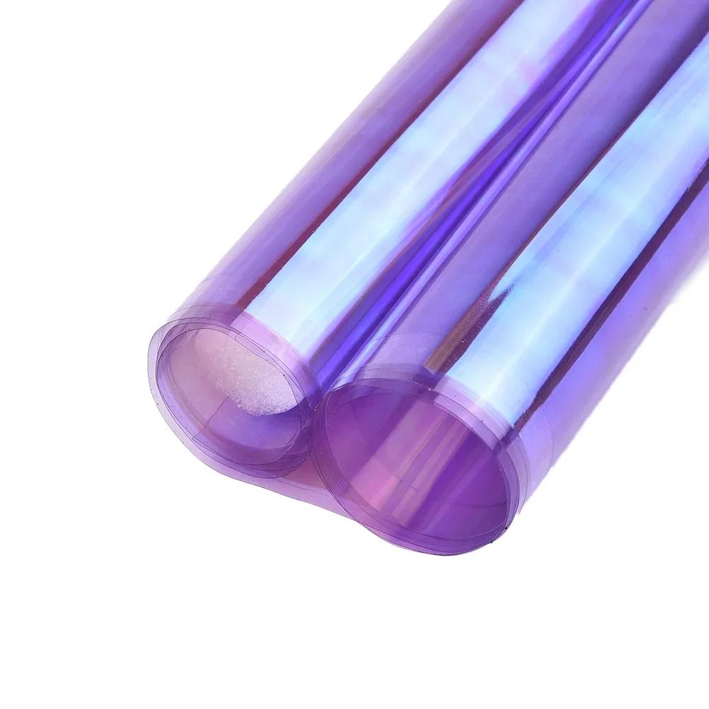 LILA Chamäleon Auto Styling Scheinwerfer Rückleuchten Durchscheinende Folie Lichter Eingeschaltet Ändern Farbe 12"X24"In Autofolienaufkleber