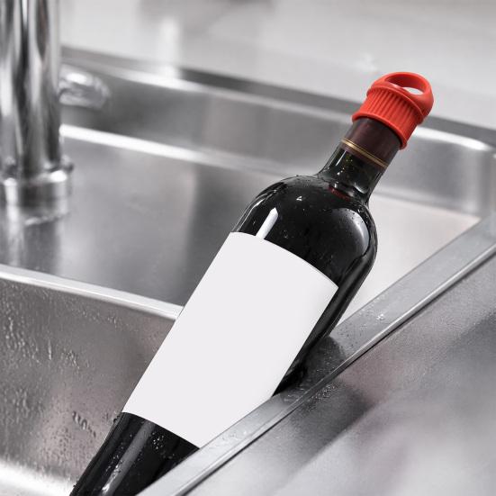 Flexible Silicone Sealing Plugs Wine Bottle Stopper, Preserve Freshness Champagne Sealer, Reusable Fun Gadgets for Parties Standard Bottles
