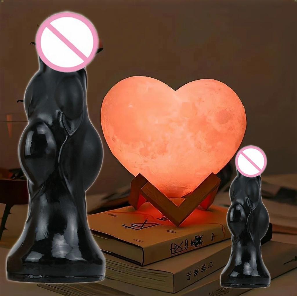 Simulation Shaped Phallus With Ball Shaped Posterior Anal Plug  Fake Penis  Gay Homosexual Sex Toy