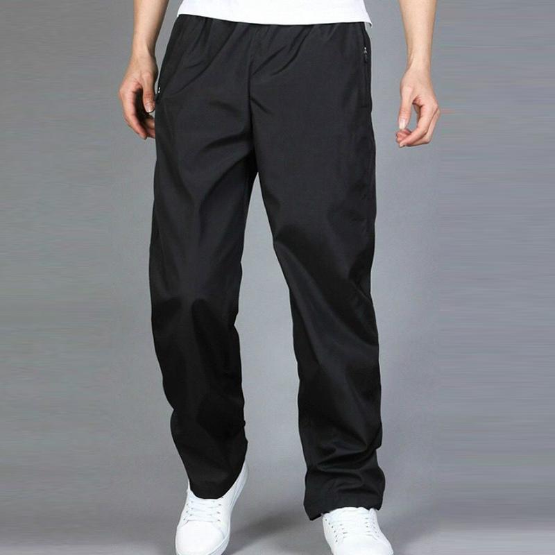 Herren Herbst Winter Einfarbig Übergröße Verdickt Locker Warm Bequem Outdoor Sport Hose