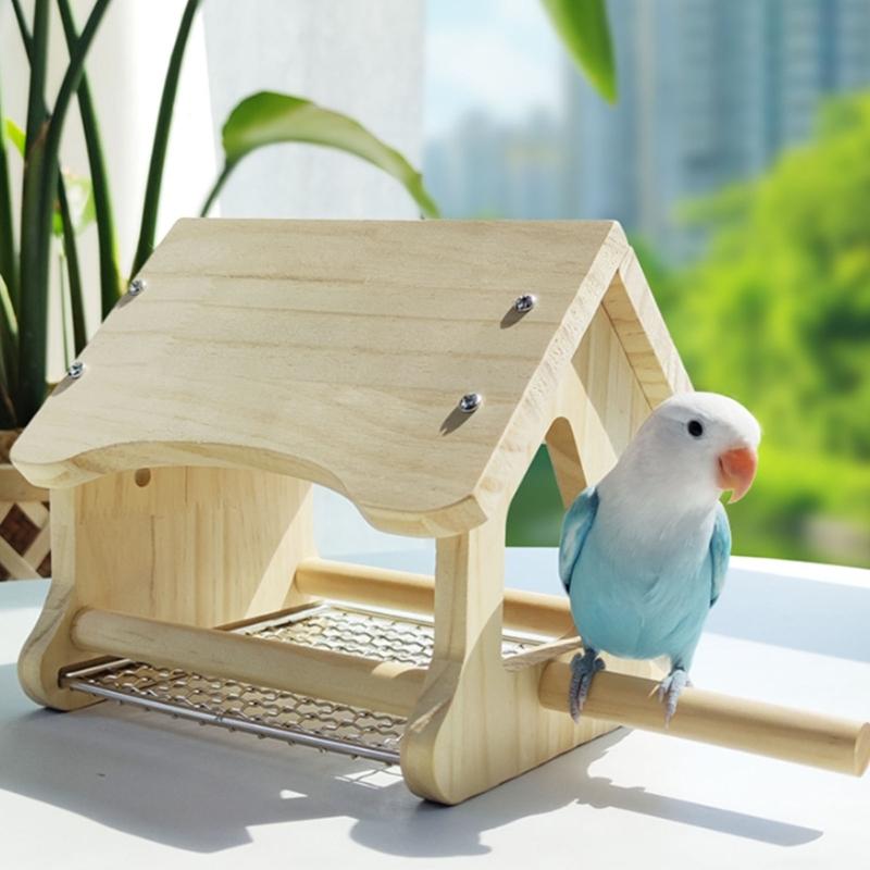 Parrots Grinding Scratchers Perch Bird Stand Cage Toy House Rack Toy Grinding Perch Birdhouse Supplies
